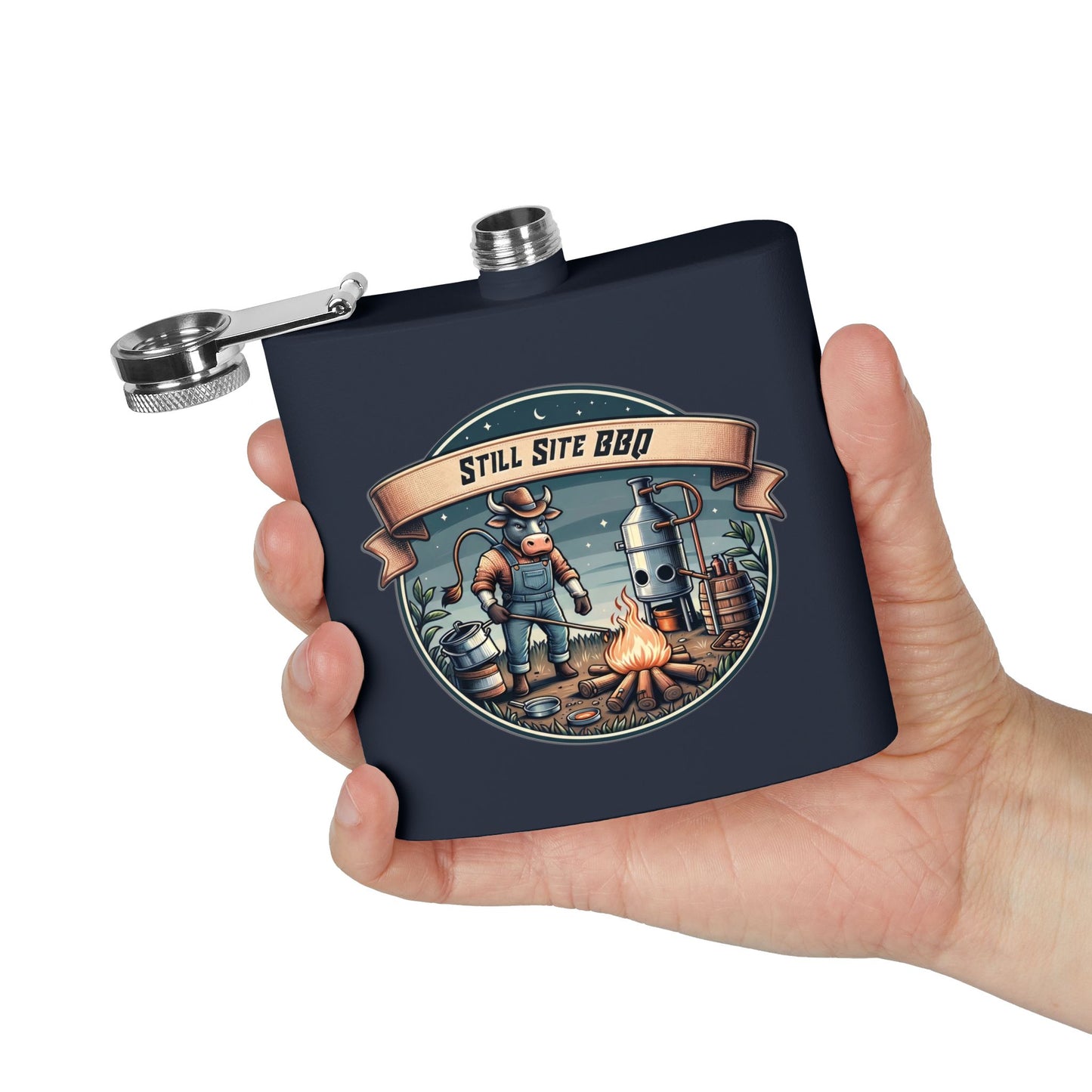 Still Site BBQ Signature Flask
