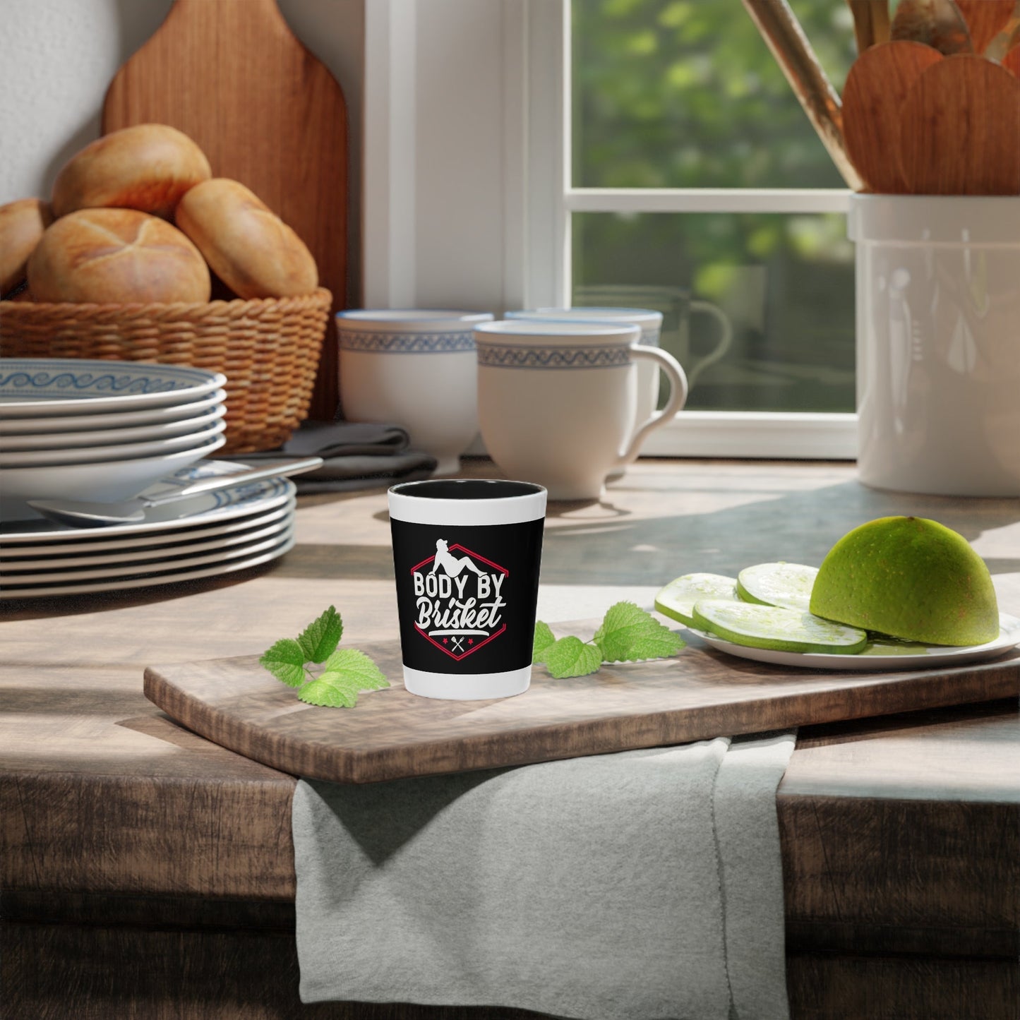 "Body By Brisket" Shot Glass – 1.9 oz