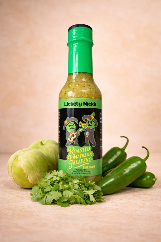 Roasted Tomatillo & Jalapeño Verde Hot Sauce
