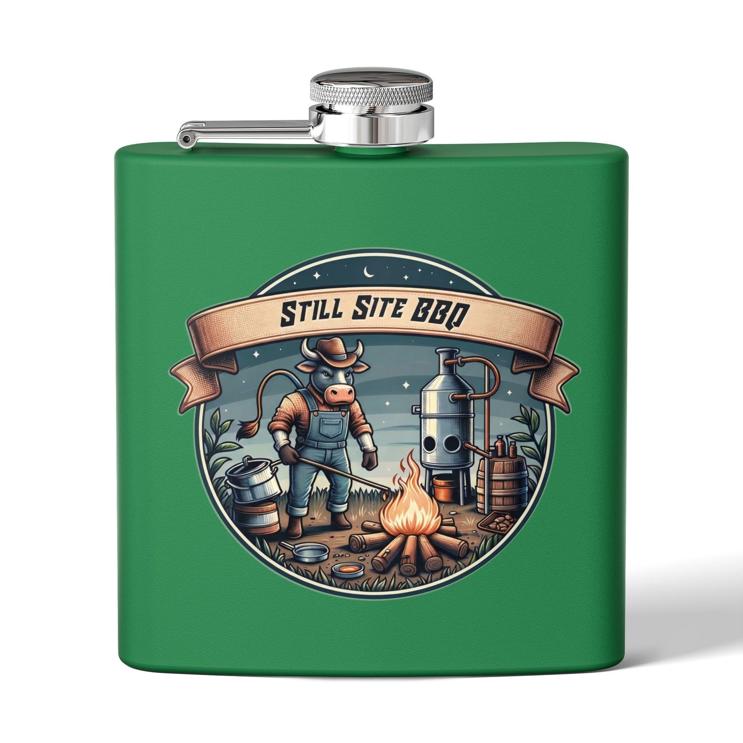 Still Site BBQ Signature Flask