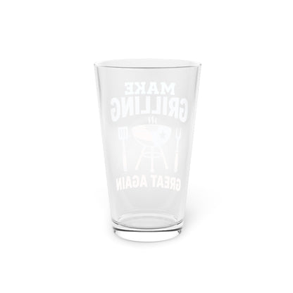 "Make Grilling Great Again" Pint Glass (16oz)