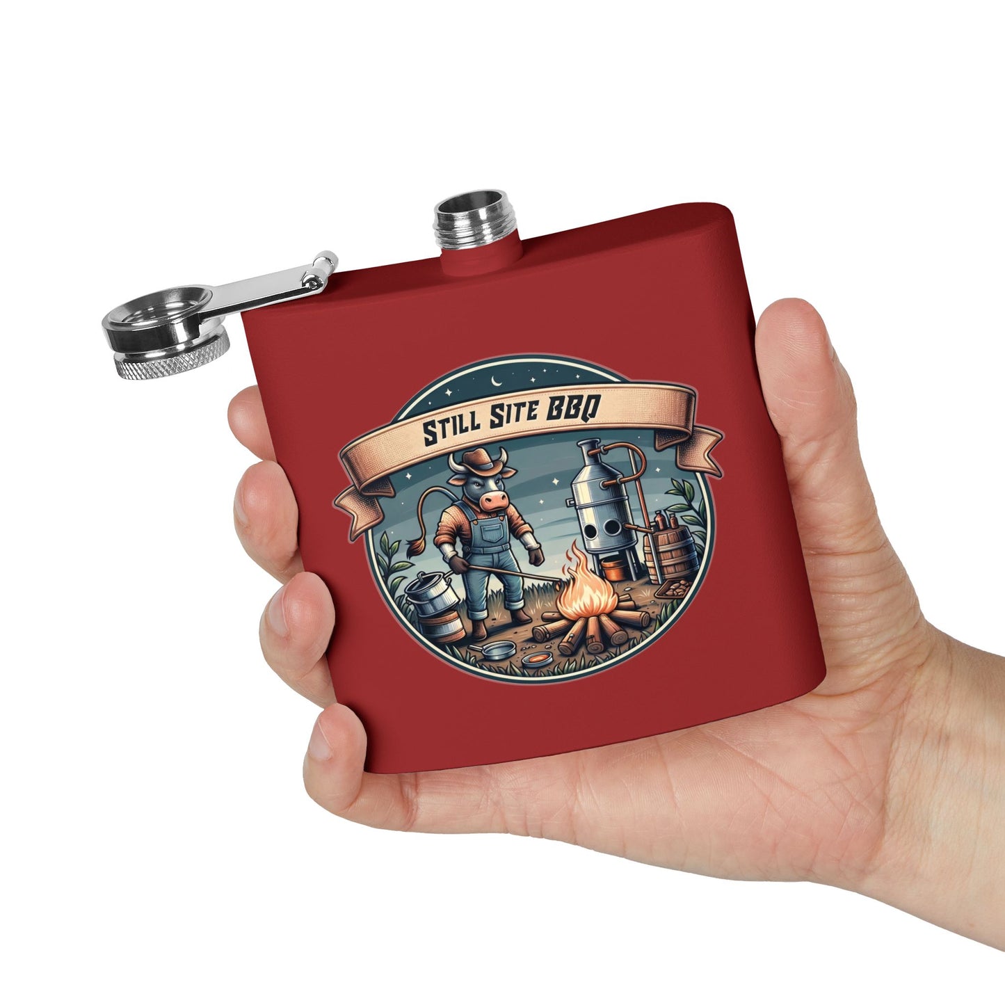 Still Site BBQ Signature Flask