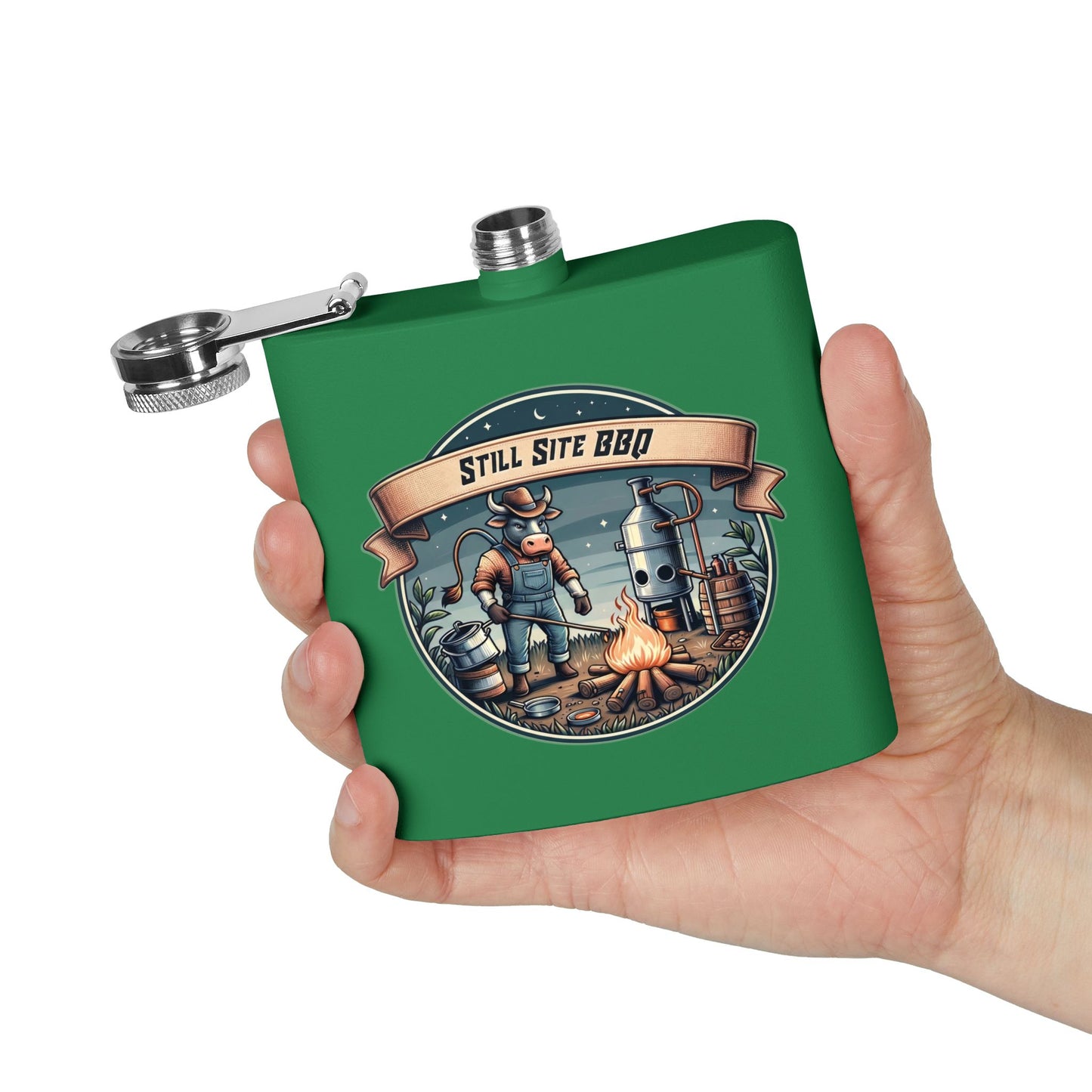 Still Site BBQ Signature Flask