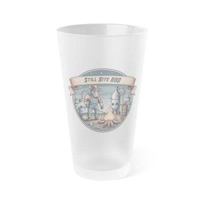 Still Site BBQ Signature Frosted Pint Glass - 16oz