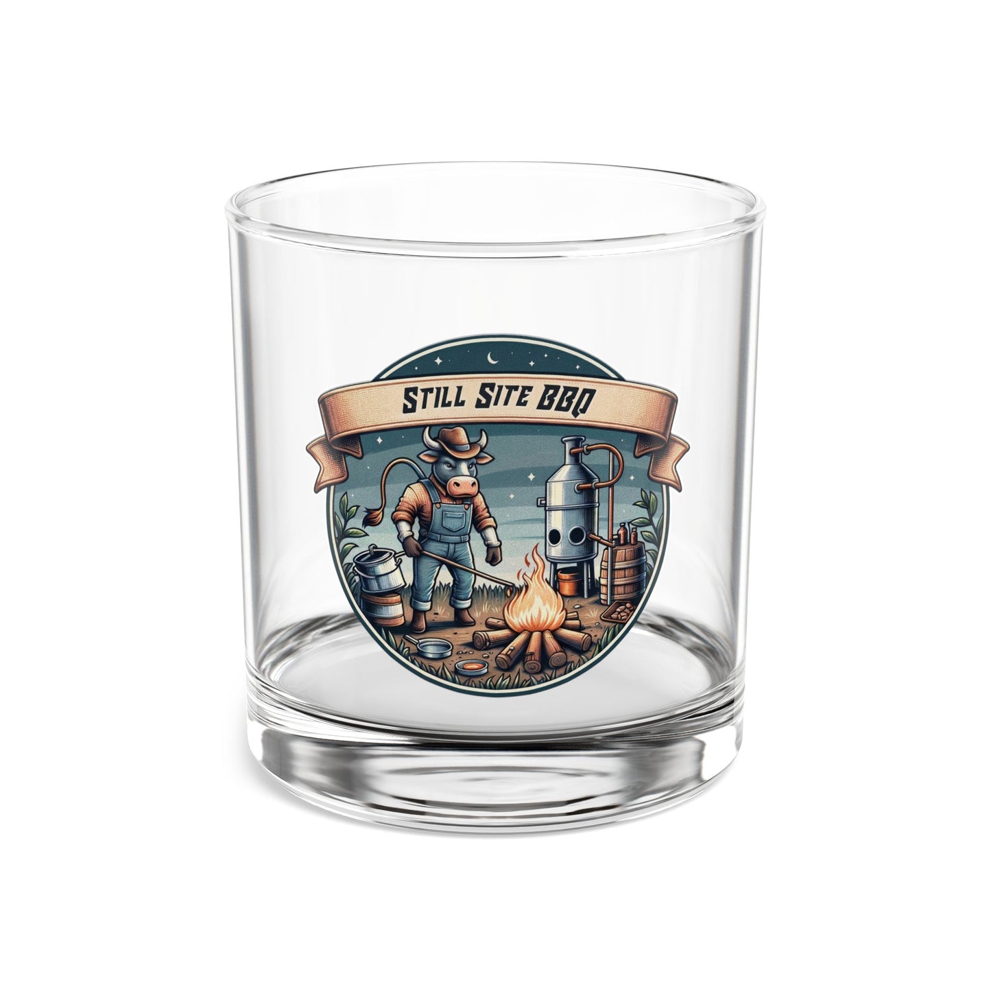 Still Site BBQ Signature Rocks Glass – 10oz