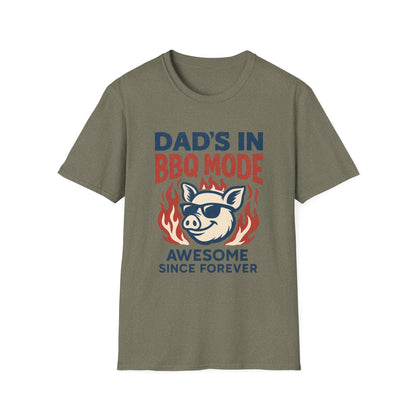“Dad’s in BBQ Mode” Softstyle T-Shirt