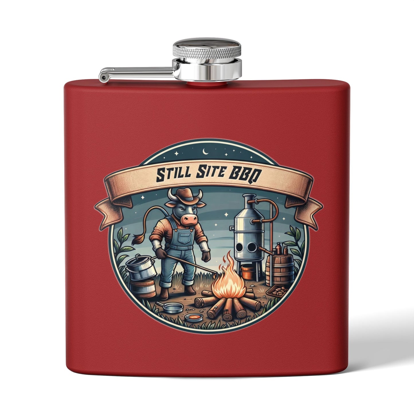 Still Site BBQ Signature Flask