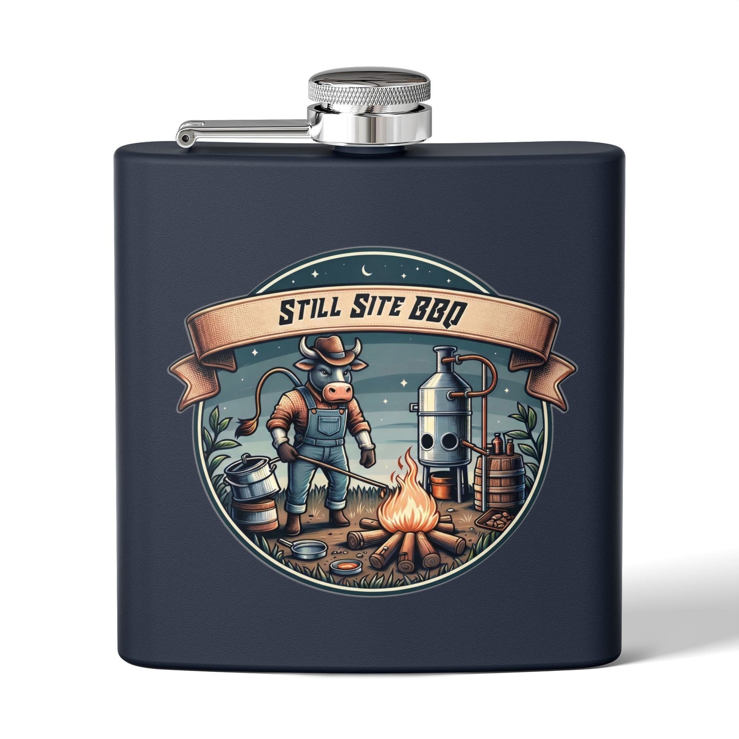 Still Site BBQ Signature Flask