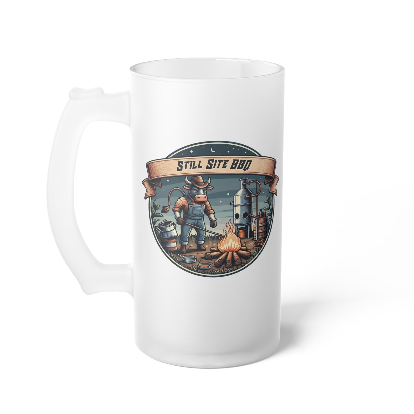 Still Site BBQ Signature Frosted Beer Mug
