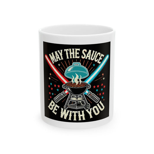 "May The Sauce Be With You" Mug – 11 or 15 oz