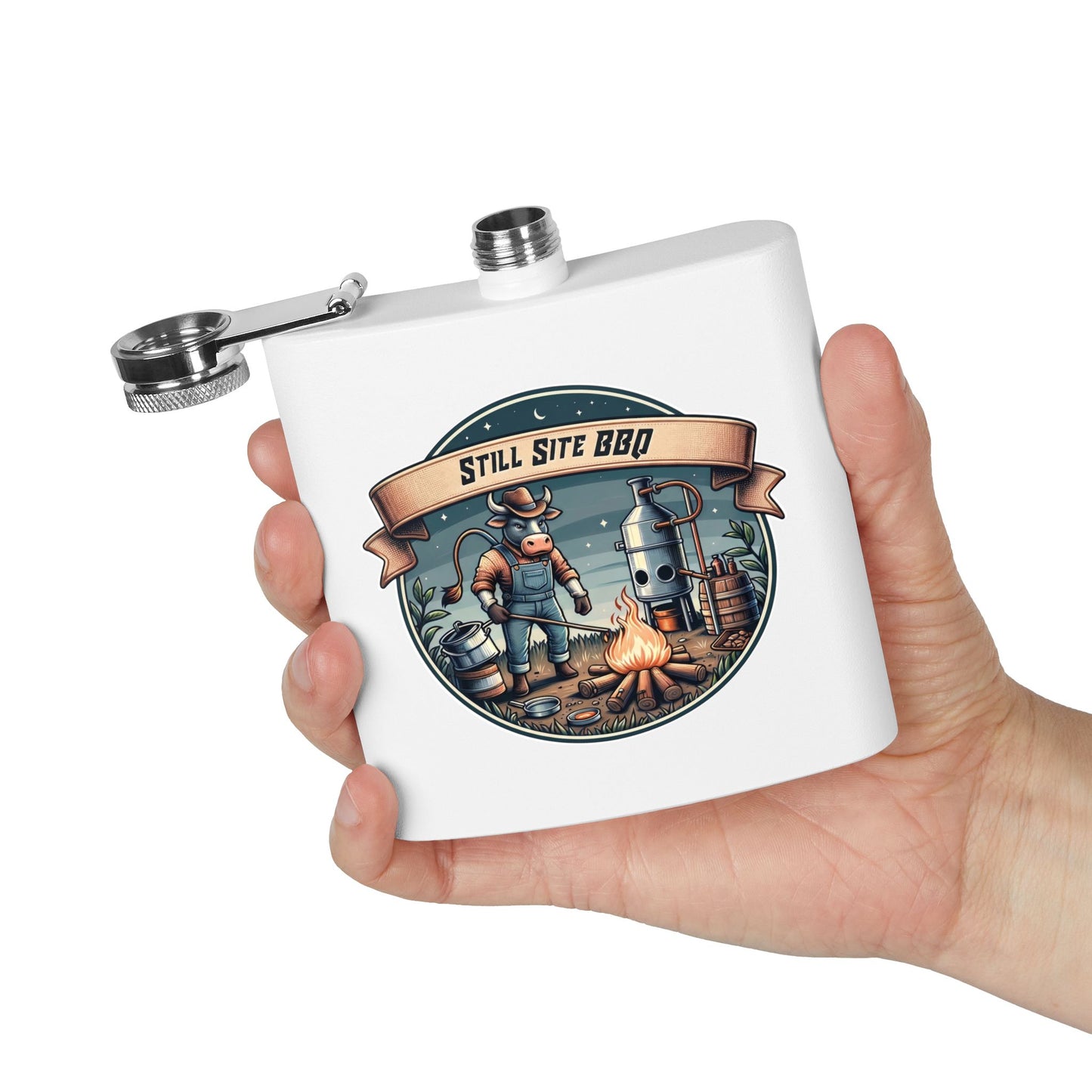 Still Site BBQ Signature Flask