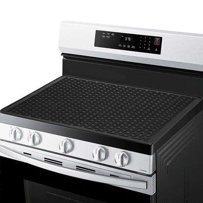 TWIZIUAO Electric Stove Cover Mat Heat Resistant Silicone Black 36x21