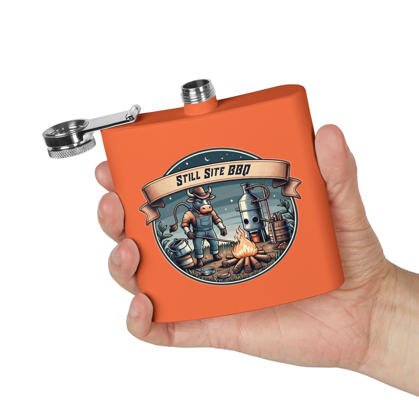 Still Site BBQ Signature Flask