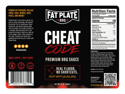Cheat Code Premium BBQ Sauce