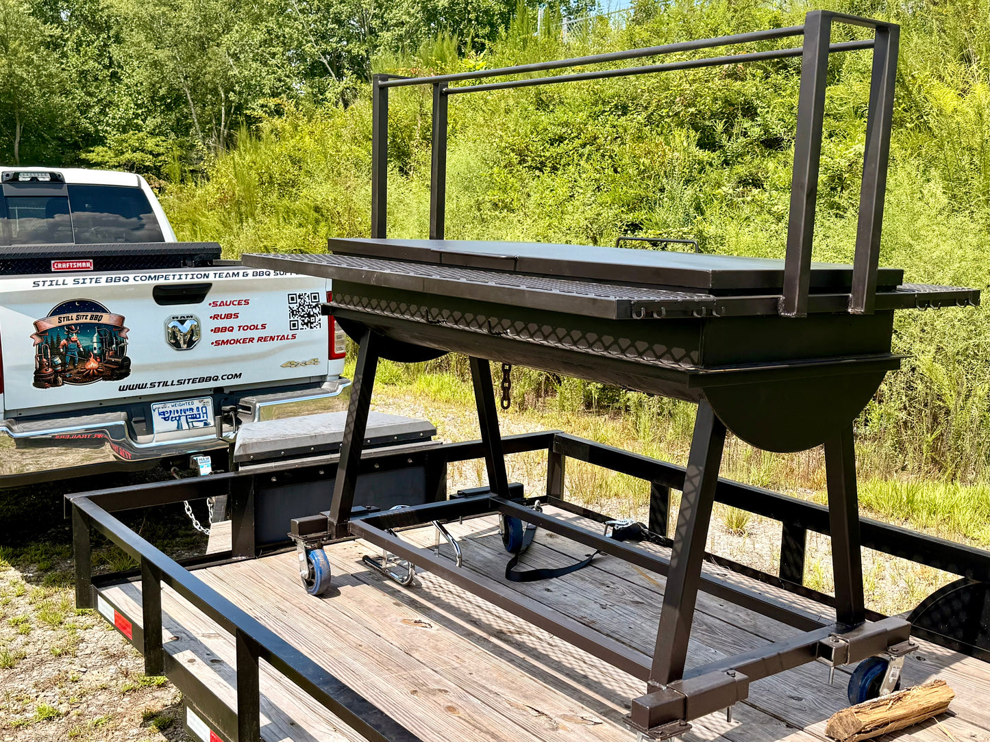 Still Site BBQ - Pitmaster Direct Fire Grill Weekend Rental