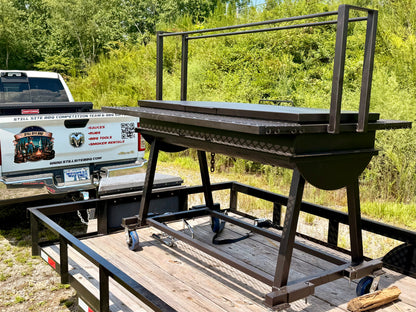 Still Site BBQ - Pitmaster Direct Fire Grill Weekend Rental