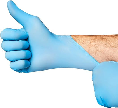 Lydus 5mil Blue Nitrile Examination Disposable Gloves (LBN5), case of 1000 (ASTM D6319, FDA 510k)