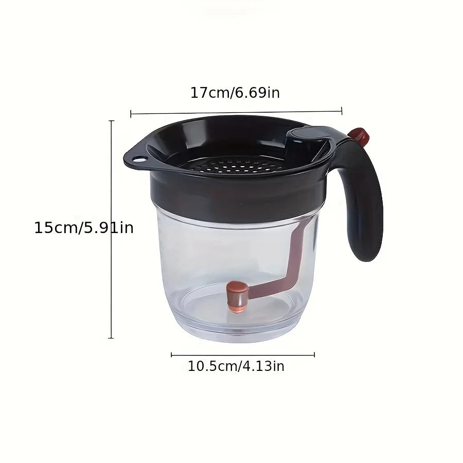 Fat Separator/Oil Strainer with Bottom Release