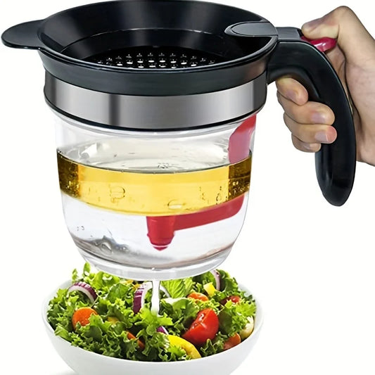 Fat Separator/Oil Strainer with Bottom Release