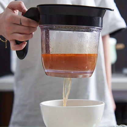 Fat Separator/Oil Strainer with Bottom Release