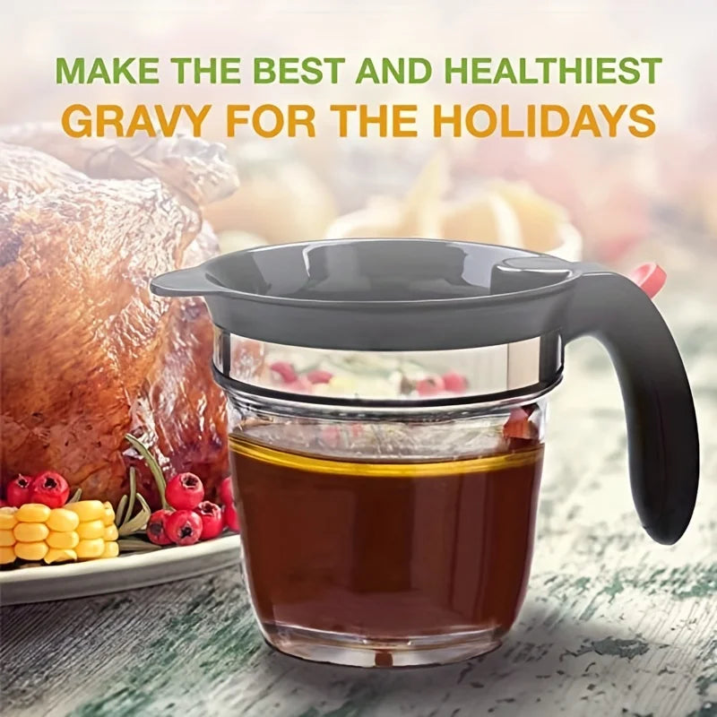 Fat Separator/Oil Strainer with Bottom Release