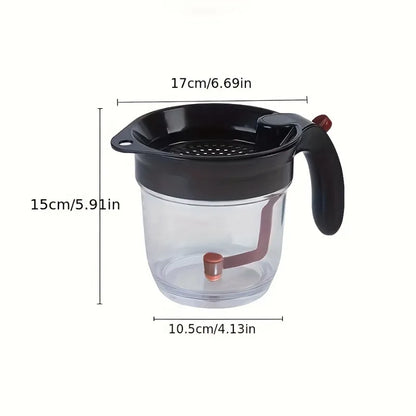 Fat Separator/Oil Strainer with Bottom Release