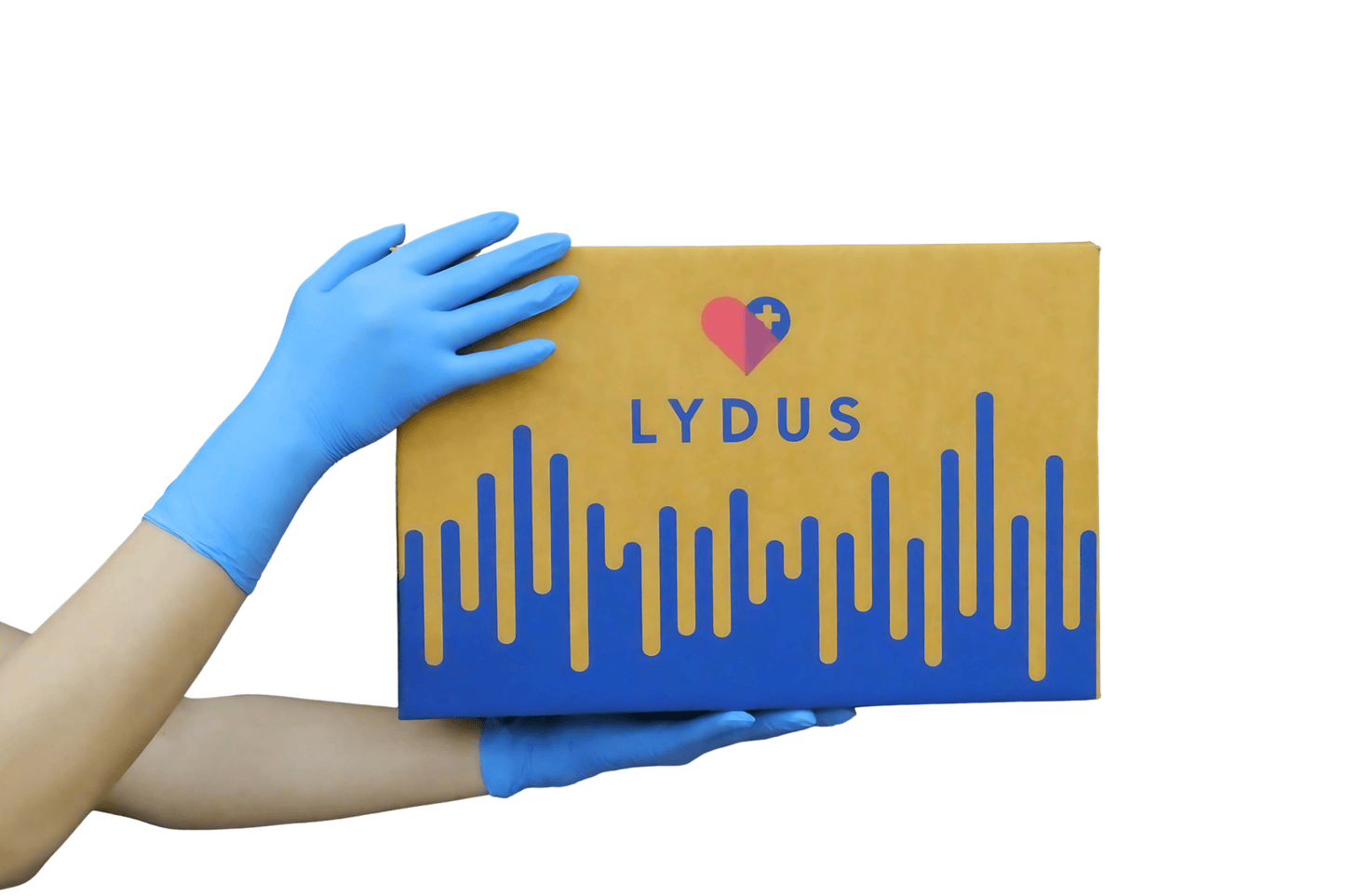 Lydus 5mil Blue Nitrile Examination Disposable Gloves (LBN5), case of 1000 (ASTM D6319, FDA 510k)