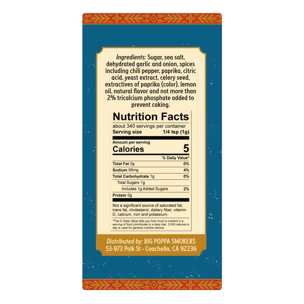 Big Poppa's Competition Stash Seasoning - 12oz