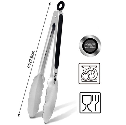 Extra Long Stainless Steel BBQ Tongs