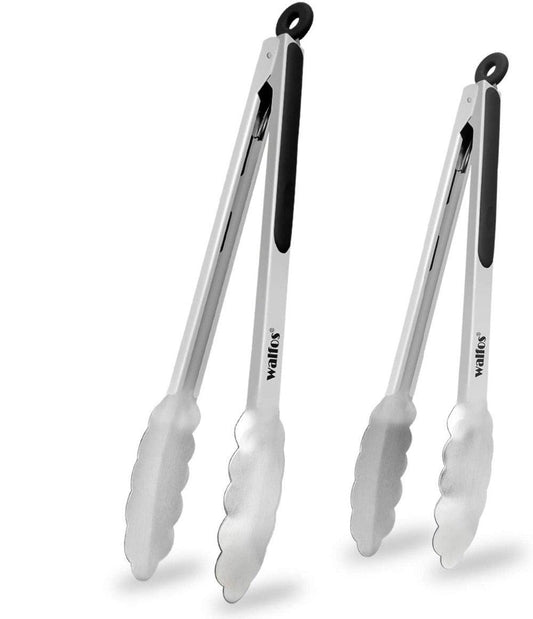 Extra Long Stainless Steel BBQ Tongs